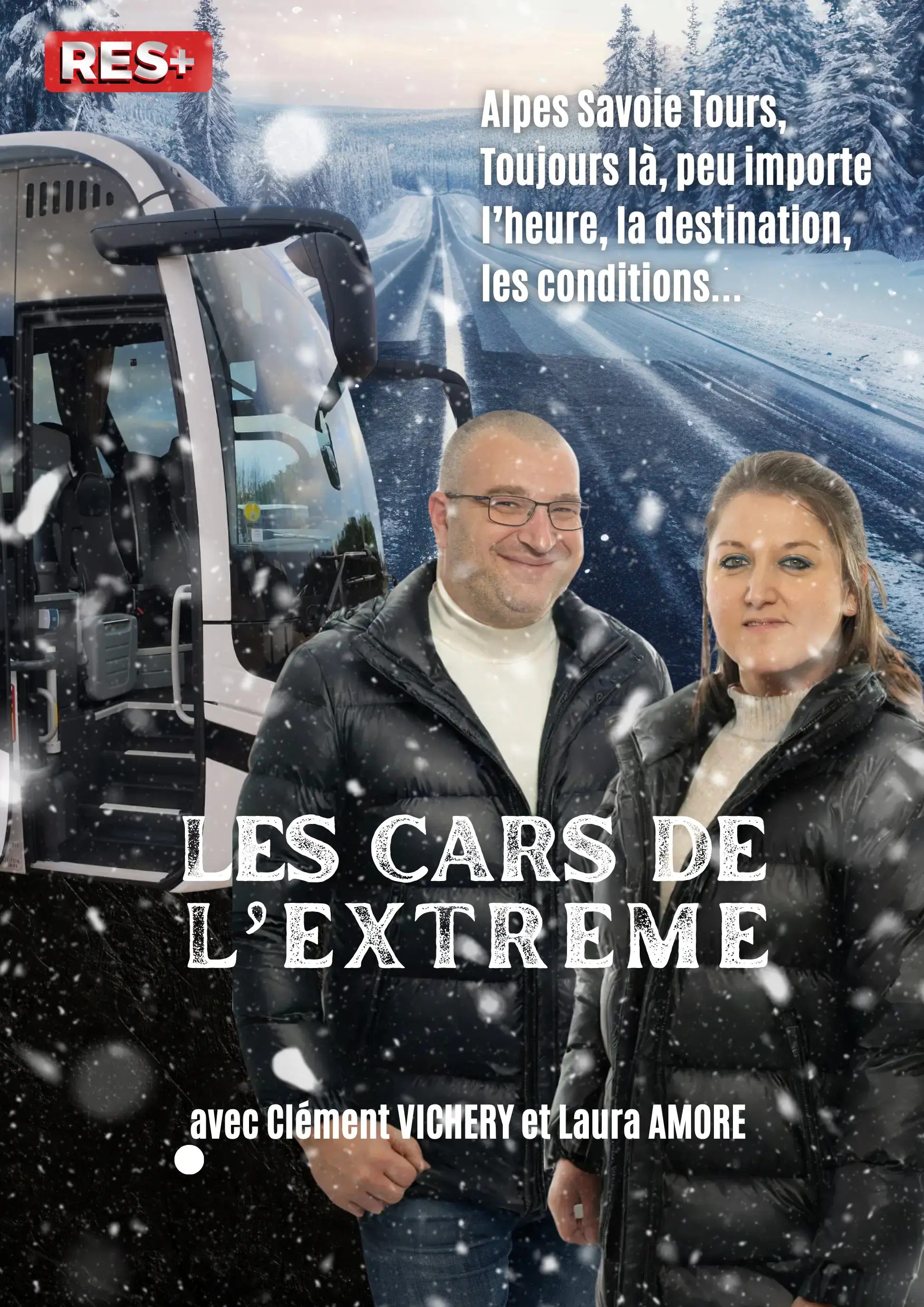 Affiche du spectacle Réseau Entreprendre Savoie, avec Laura Amore et Clément Vichery